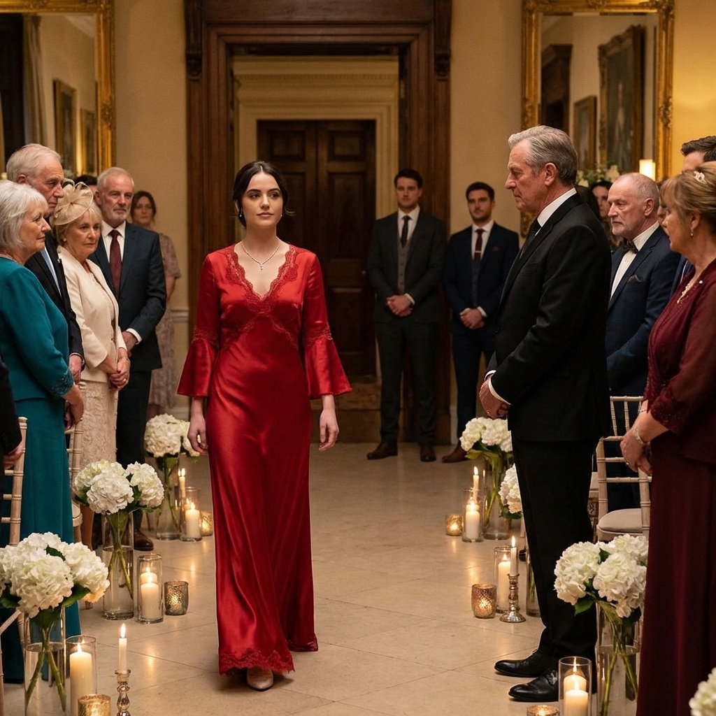 Il milionario l’ha invitata per umiliarla davanti a tutti, ma quando è apparsa… le è caduto il bicchiere! 🍷😱 Una lezione che non dimenticherà mai.