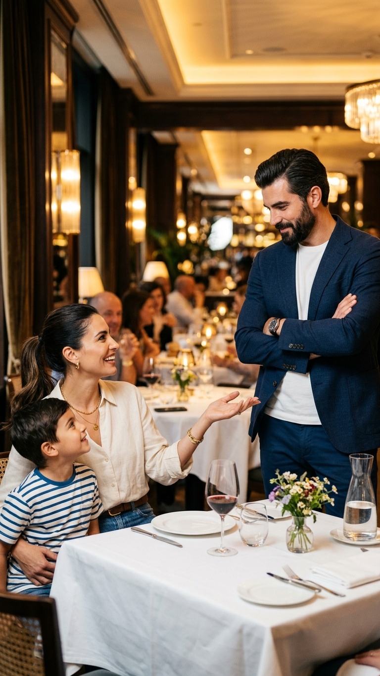 Un milionario solitario non riesce a trovare un tavolo per la sua festa di compleanno, finché una madre non gli concede un permesso di assenza di sei mesi.