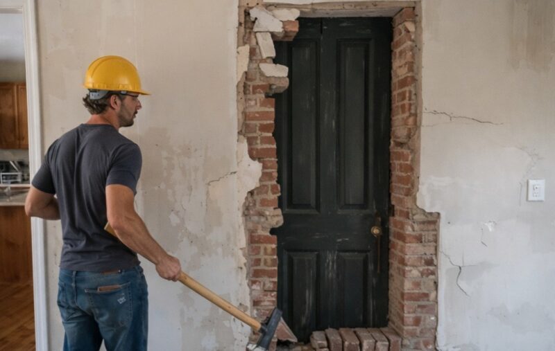 Il maestro ricevette un’offerta per ristrutturare un appartamento. Quando iniziò a smantellare il muro e aprì una porta nascosta, ciò che vide all’interno lo sconvolse.