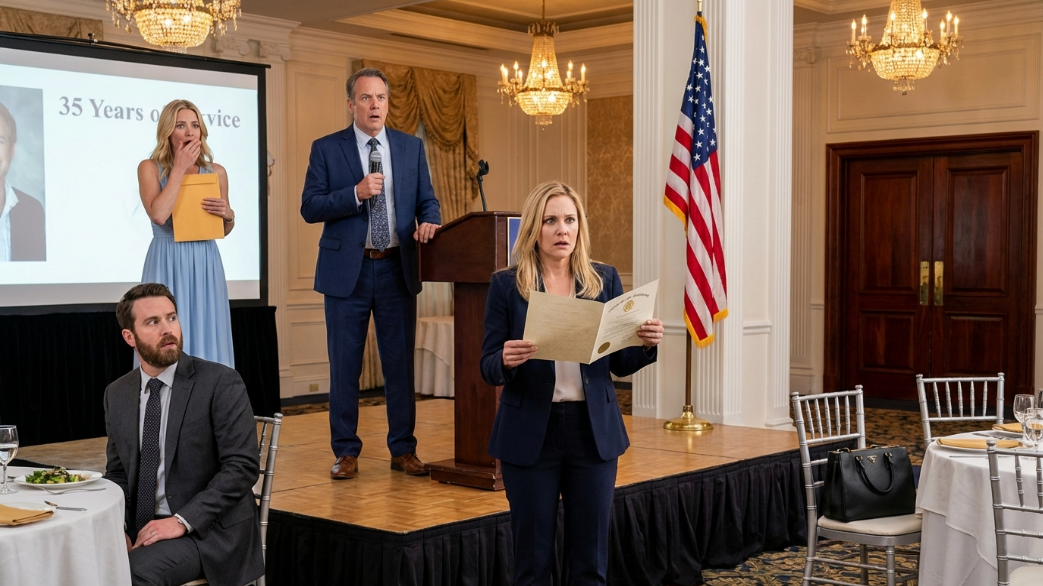 Alla festa di pensionamento di mio padre, lui tenne un discorso ringraziando tutti, tranne me. Quando qualcuno gli chiese perché, lui rise: “Non vale la pena menzionarla”. Settanta colleghi lo guardarono. Mi alzai, andai al podio e dissi: “Prima di andare, c’è una cosa che papà ha dimenticato di dire”. Gli porsi una cartellina. Quando il suo capo la aprì, la sala calò il silenzio.