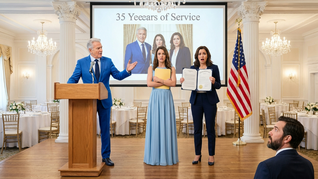 Alla festa di pensionamento di mio padre, lui tenne un discorso ringraziando tutti, tranne me. Quando qualcuno gli chiese perché, lui rise: “Non vale la pena menzionarla”. Settanta colleghi lo guardarono. Mi alzai, andai al podio e dissi: “Prima di andare, c’è una cosa che papà ha dimenticato di dire”. Gli porsi una cartellina. Quando il suo capo la aprì, la sala calò il silenzio.