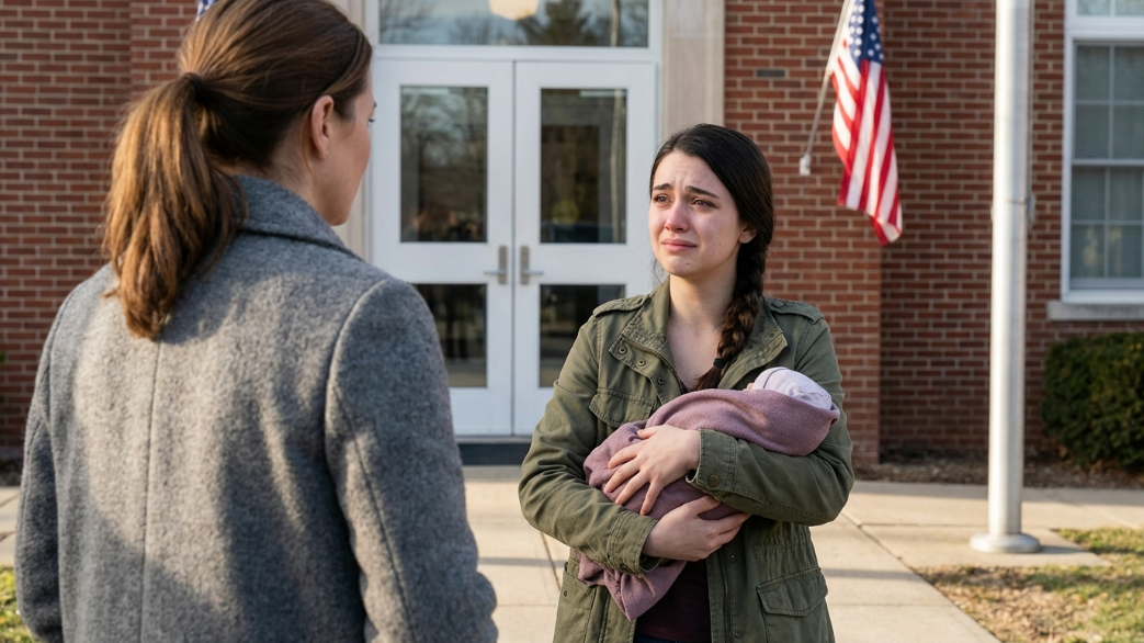 Quel pomeriggio, lasciai il centro di Chicago con la notizia della mia promozione ancora in auge. Mi fermai da City Fresh per prendere un paio di cose e vidi una guardia giurata spingere sul marciapiede una senzatetto con un neonato in braccio. Le porsi latte e acqua: non ne chiese altro, si limitò a chinarsi e a dire: “Stasera suo marito porterà un bouquet molto profumato… non lo senta”. Quando arrivai al nostro appartamento, lui era già sulla porta: i fiori ardevano come fuoco, ma il suo sorriso era completamente diverso.