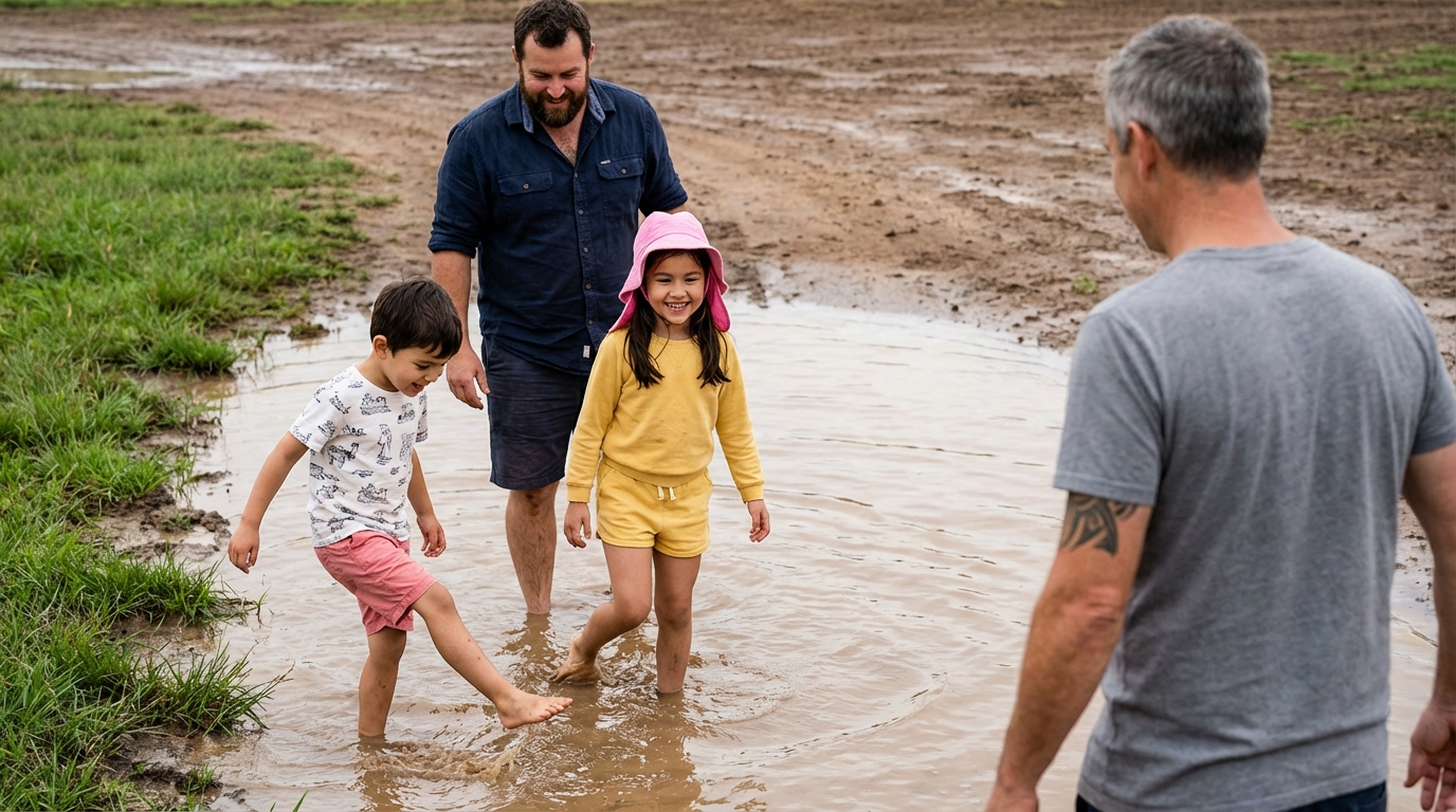Ha licenziato la tata perché permetteva ai suoi figli di giocare nel fango… finché non ha scoperto la verità.